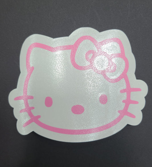 Hello Kitty Vinyl Glossy Pink Decal