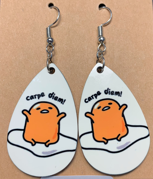 Gudetama Teardrop Earrings