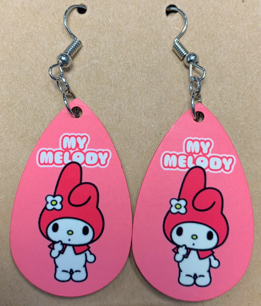 My Melody Teardrop Earrings